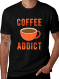 Coffee Addict T-Shirt - Black Graphic Tee product image 1