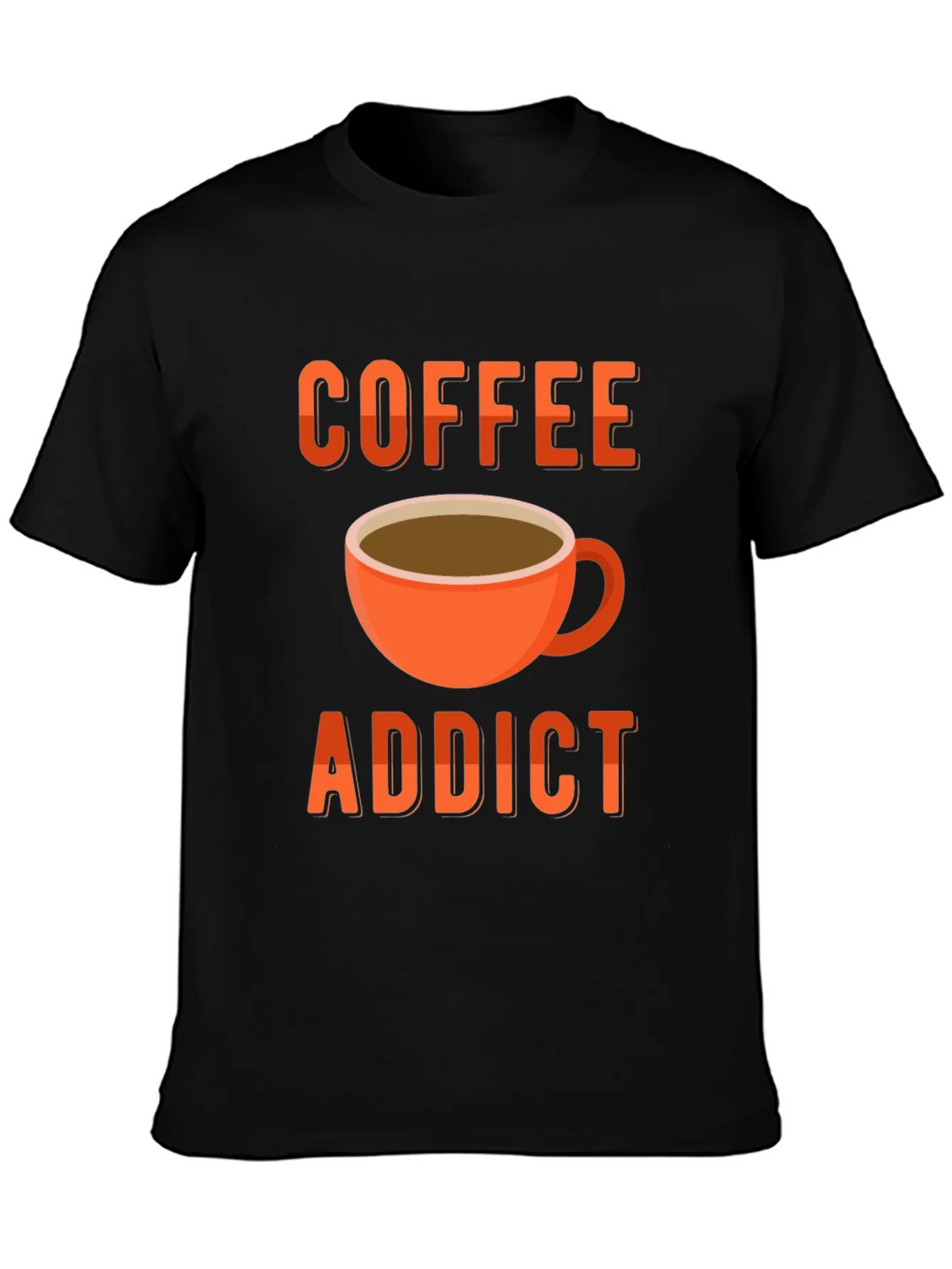 Coffee Addict T-Shirt - Black Graphic Tee product image 3