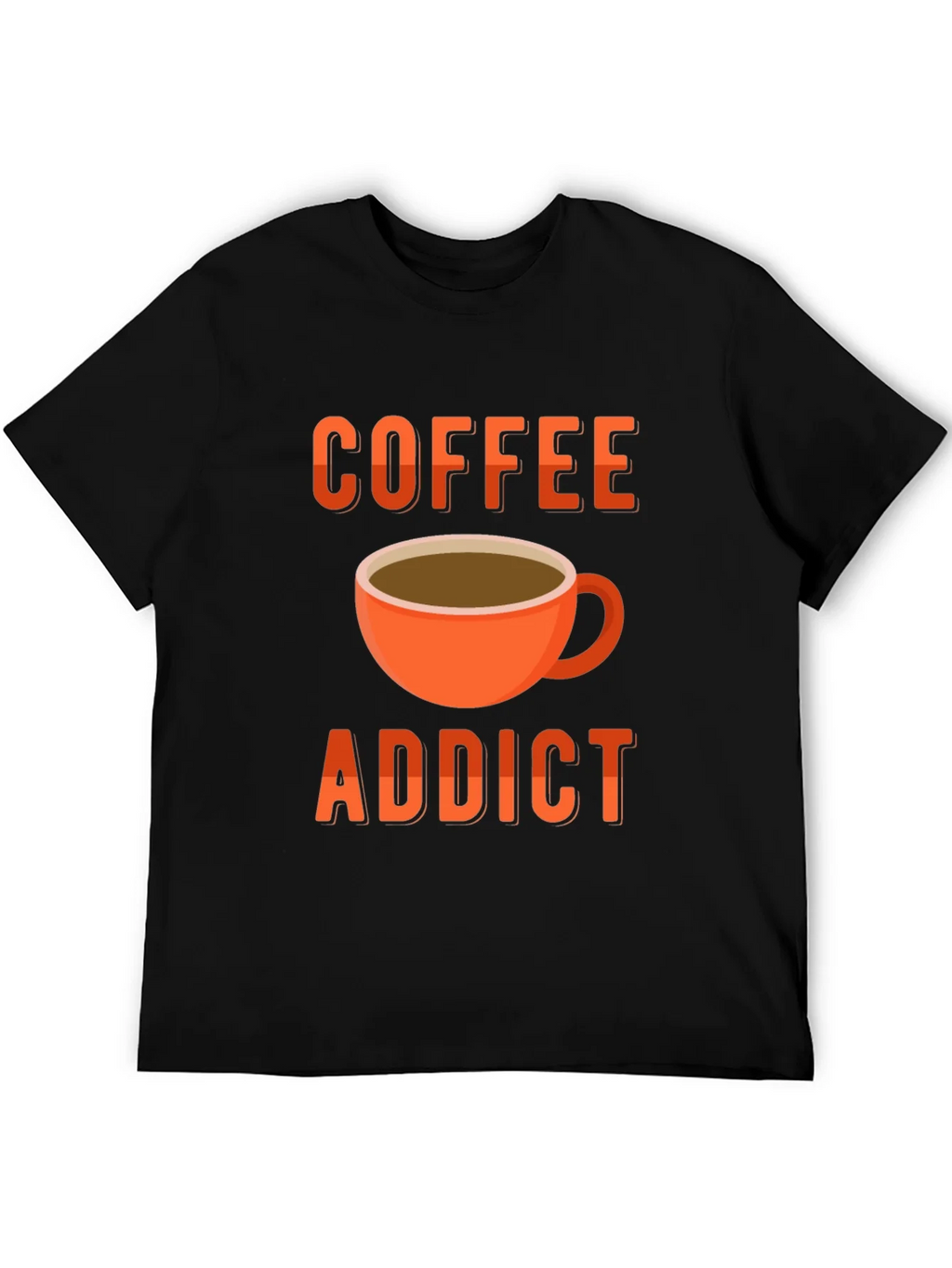 Coffee Addict T-Shirt - Black Graphic Tee product image 5