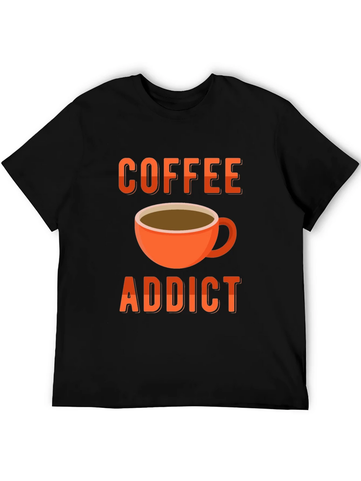 Coffee Addict T-Shirt - Black Graphic Tee product image 5