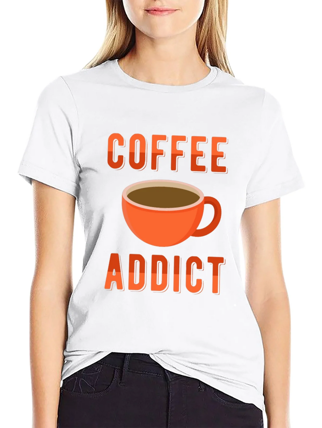 Coffee Addict T-Shirt - Black Graphic Tee product image 8