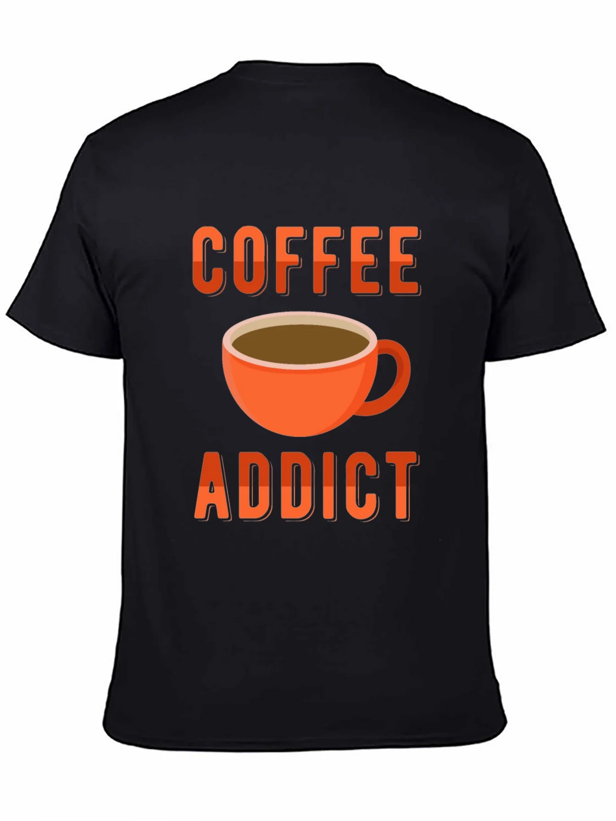 Coffee Addict T-Shirt - Black Graphic Tee product image 4