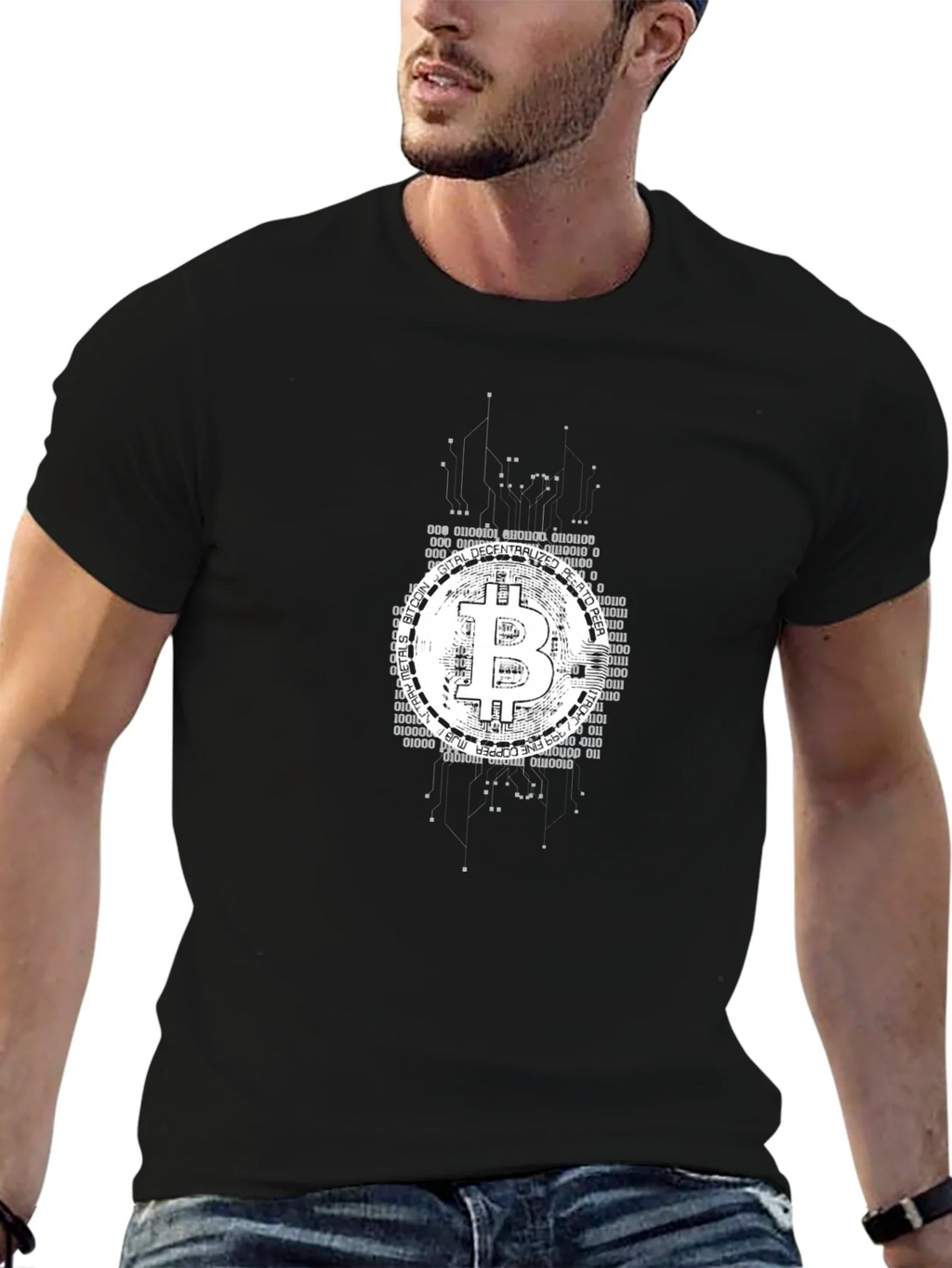 Bitcoin Crypto Tech T-Shirt product image 6