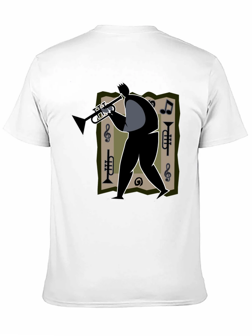 Jazz Musician Graphic Tee - Black Cotton T-Shirt product image 10