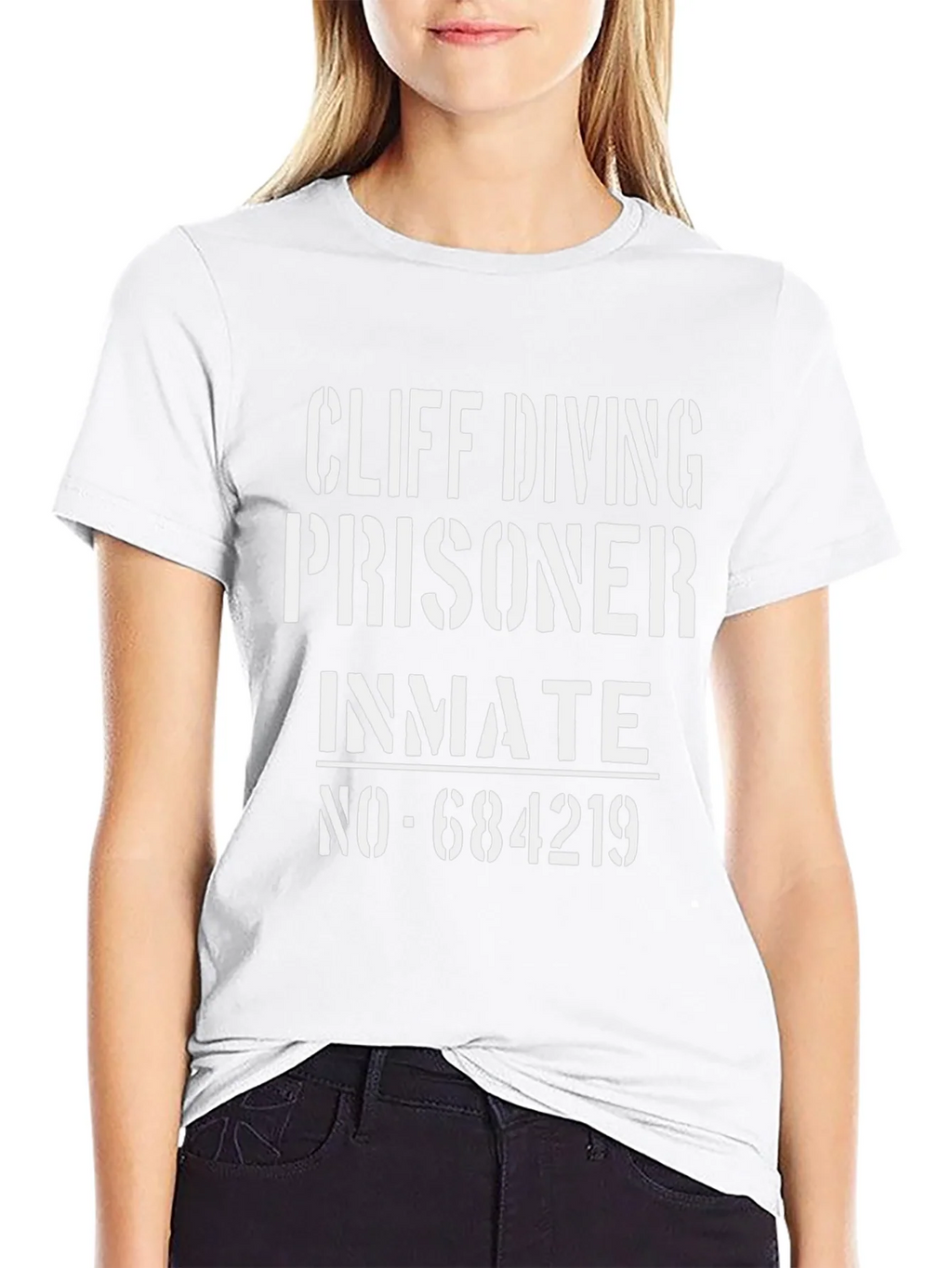 Cliff Diving Prisoner Inmate Graphic Tee product image 3