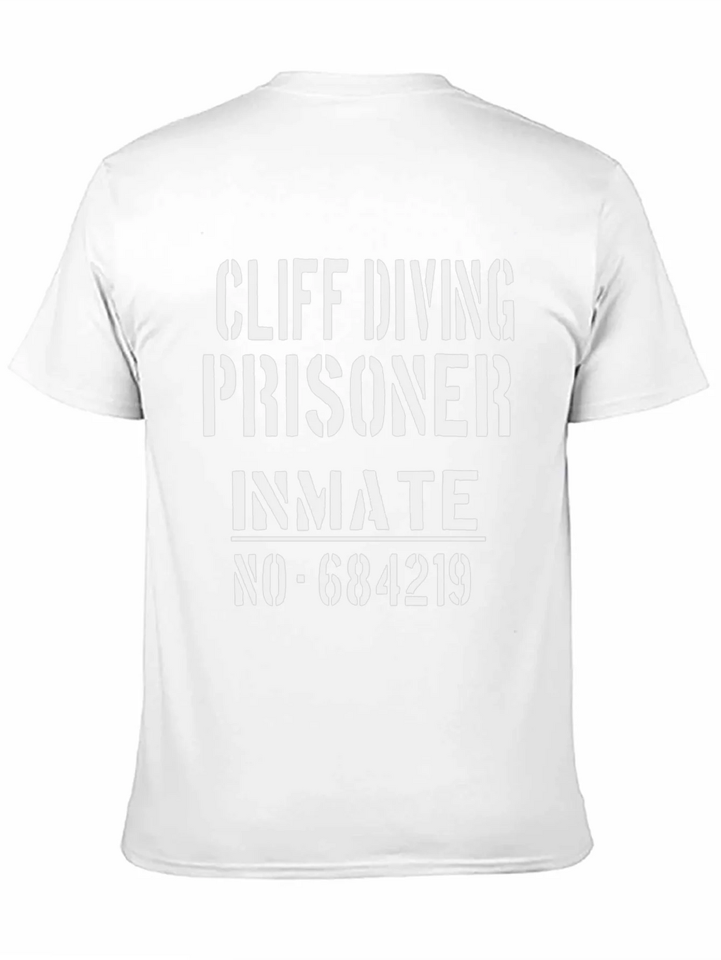 Cliff Diving Prisoner Inmate Graphic Tee product image 4