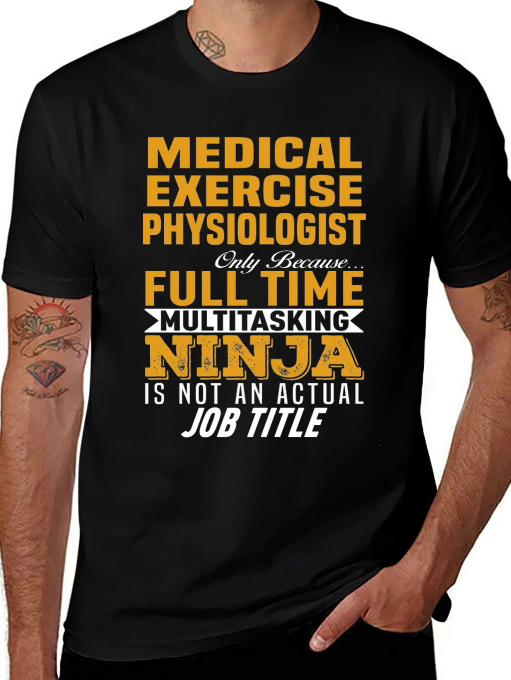 Medical Exercise Physiologist T-Shirt Ninja Job Title product image 1