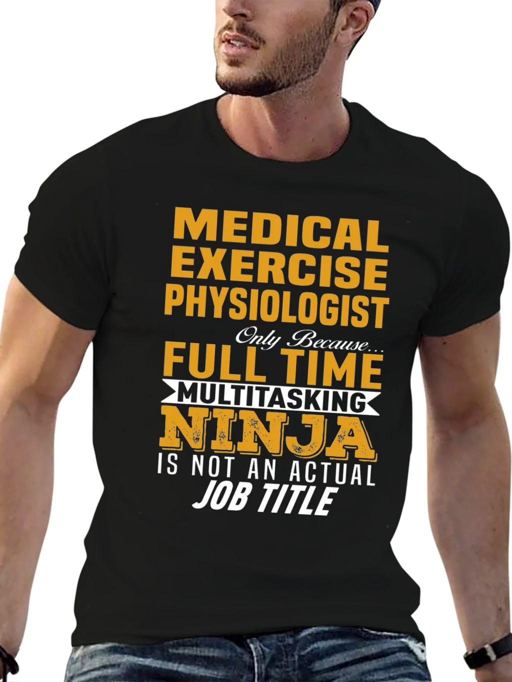Medical Exercise Physiologist T-Shirt Ninja Job Title product image 4