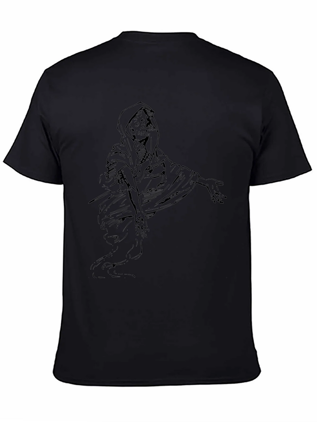 Grim Reaper Graphic Tee - Black product image 4