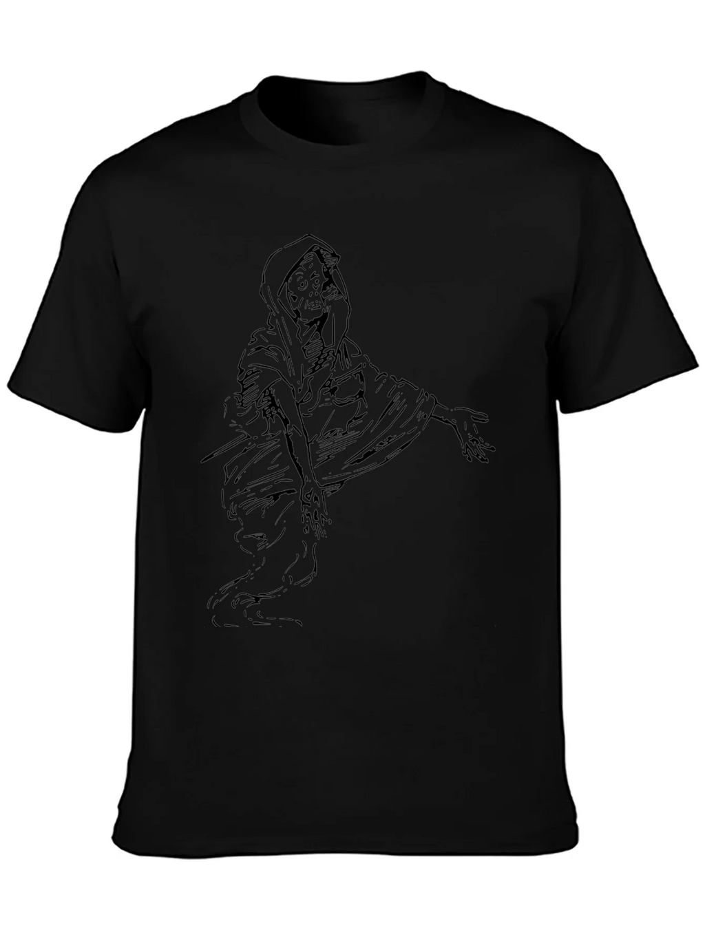 Grim Reaper Graphic Tee - Black product image 3