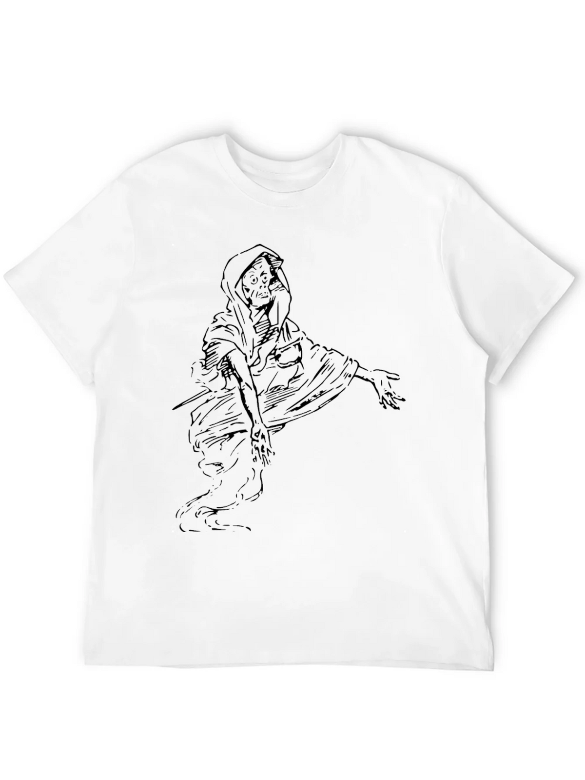 Grim Reaper Graphic Tee - Black product image 11