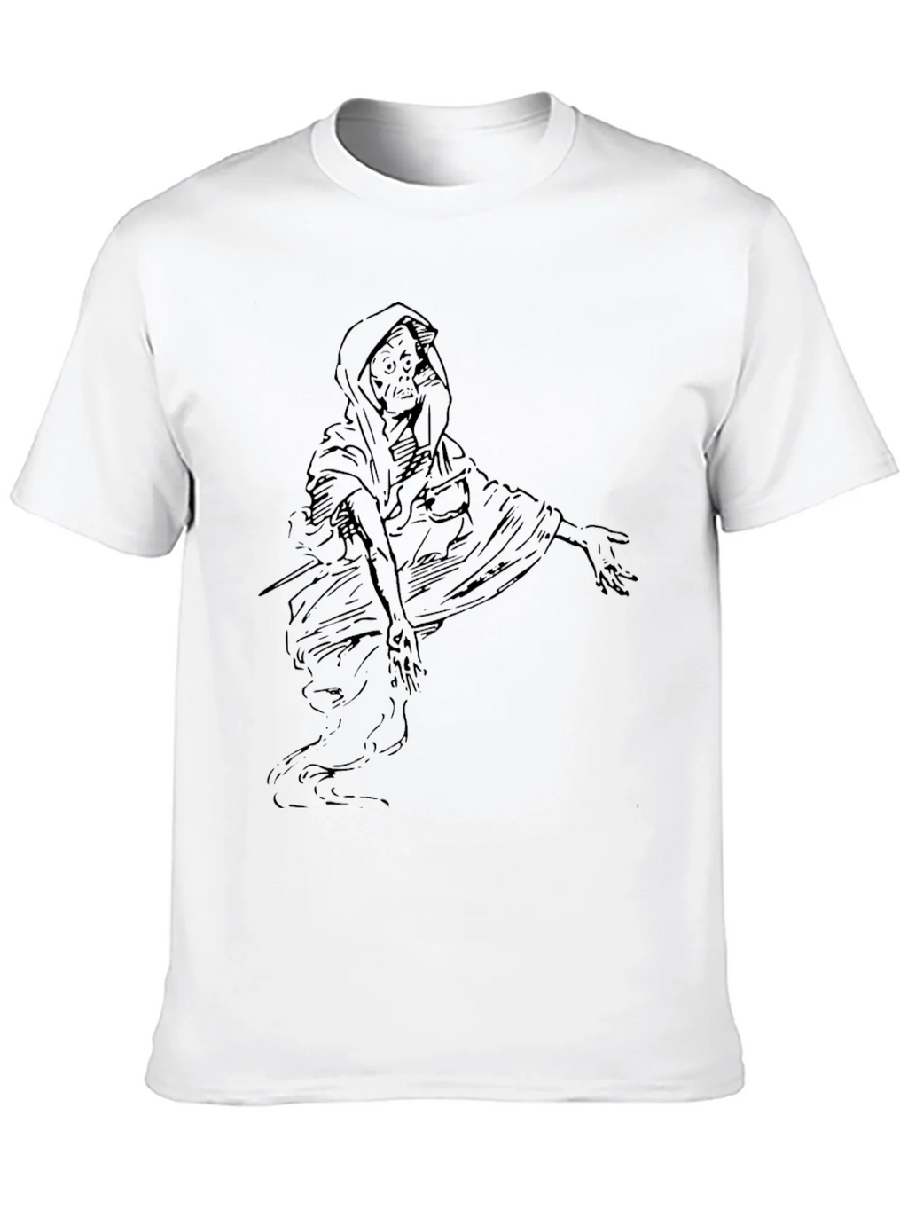 Grim Reaper Graphic Tee - Black product image 9