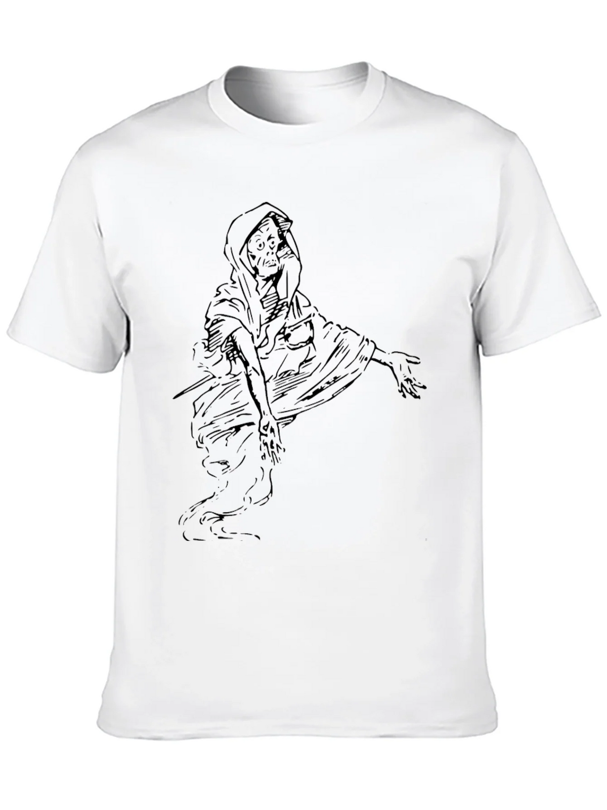 Grim Reaper Graphic Tee - Black product image 9