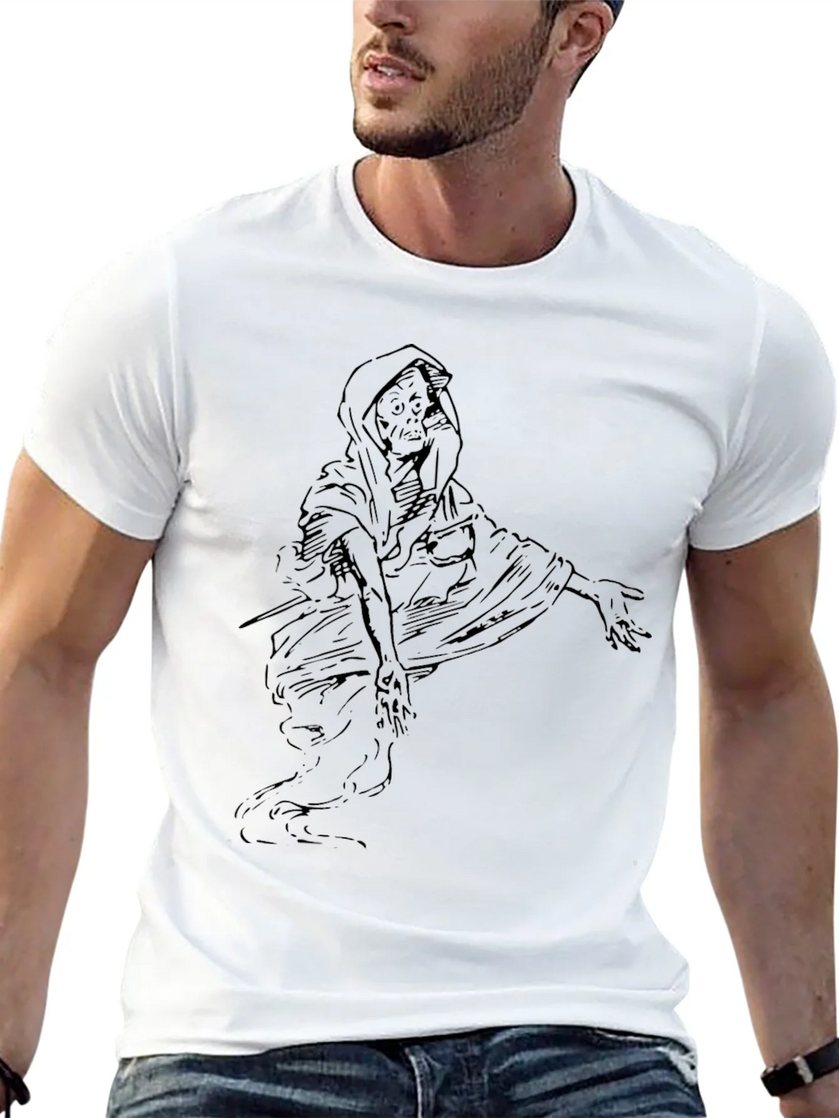 Grim Reaper Graphic Tee - Black product image 12