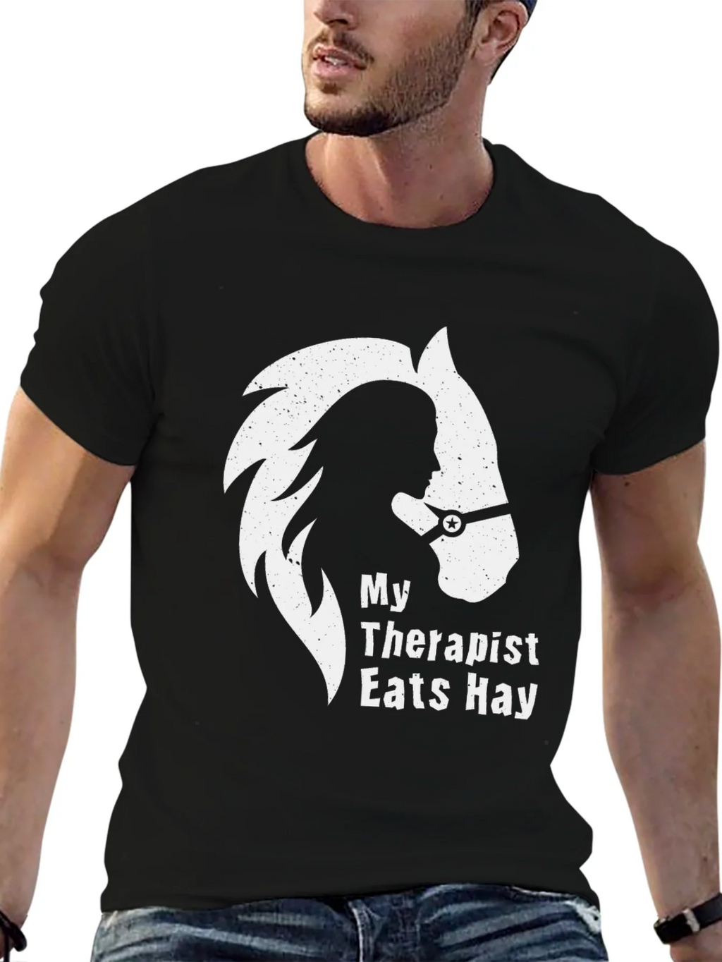 My Therapist Eats Hay T-Shirt - Horse Lover Tee product image 6