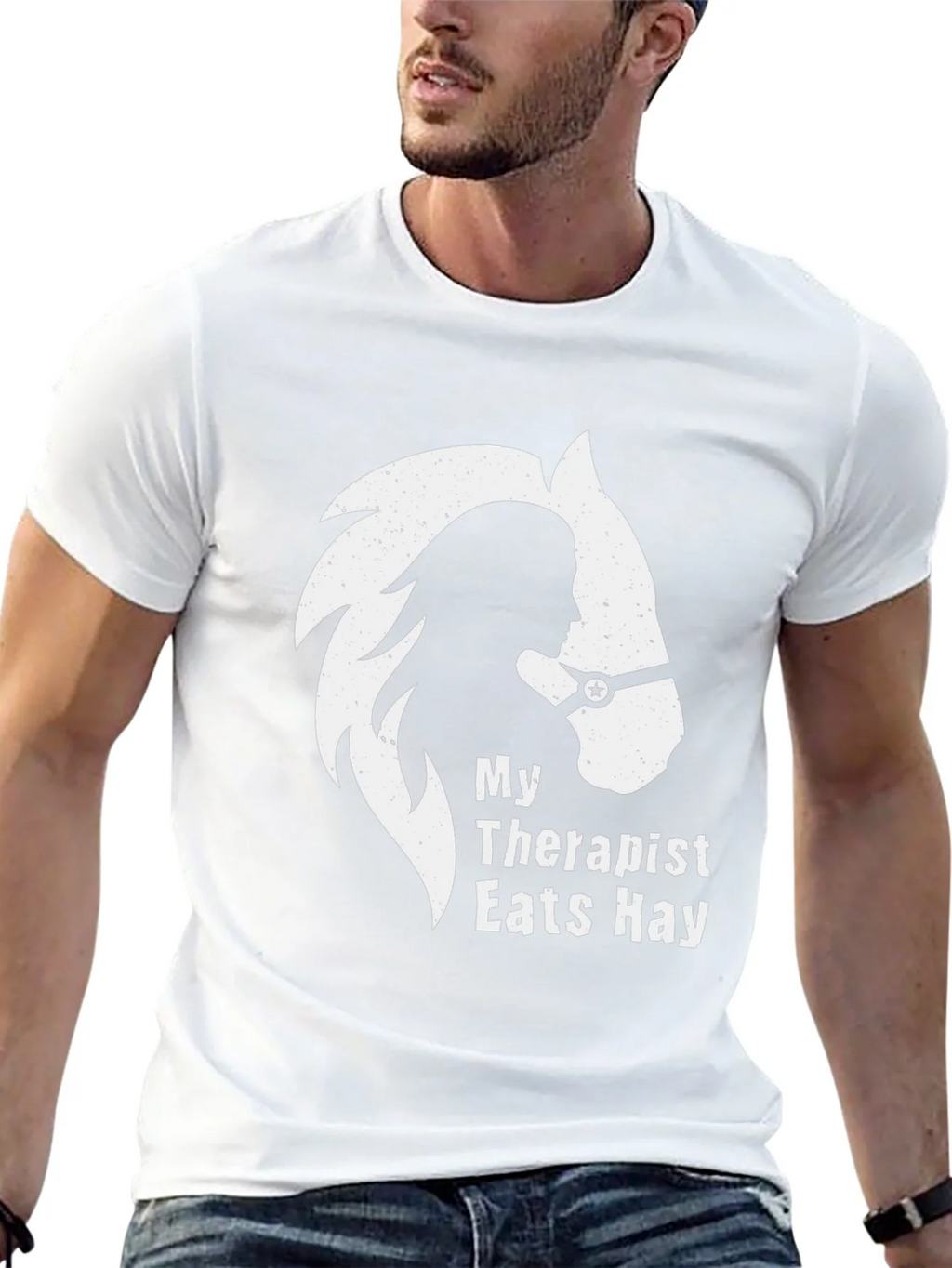 My Therapist Eats Hay T-Shirt - Horse Lover Tee product image 12