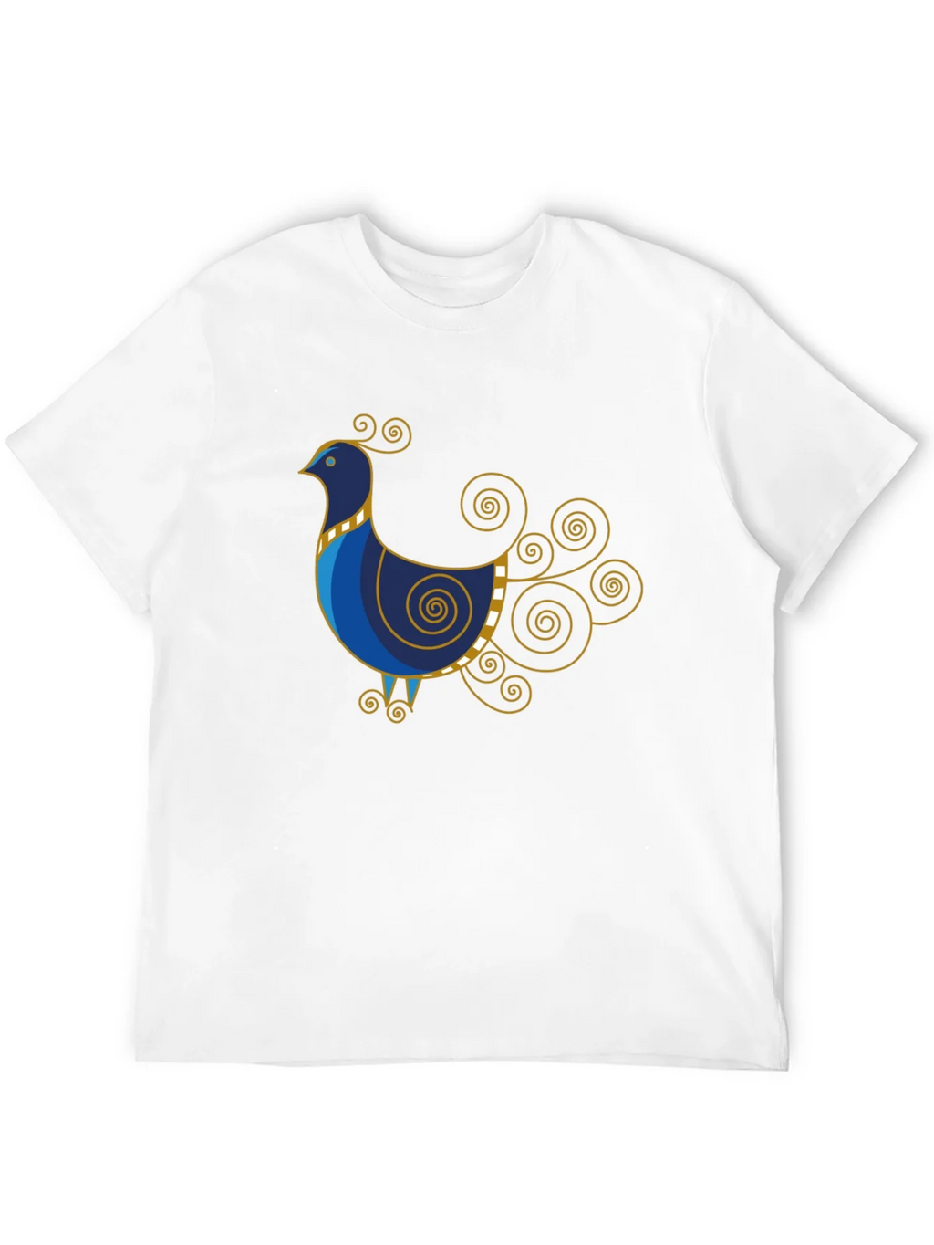 Stylized Bird Graphic Tee - Black product image 11
