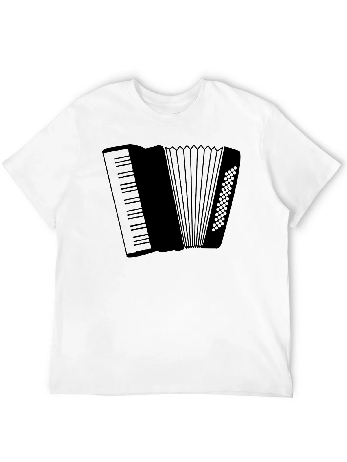 Accordion Graphic Tee - Stylish Musical Instrument Shirt product image 11