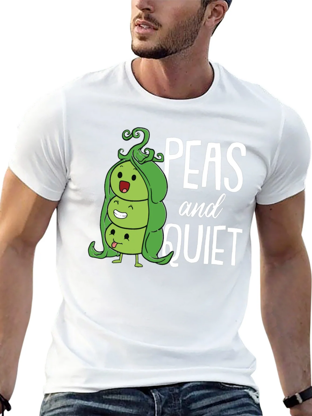 Peas and Quiet Graphic T-Shirt product image 10