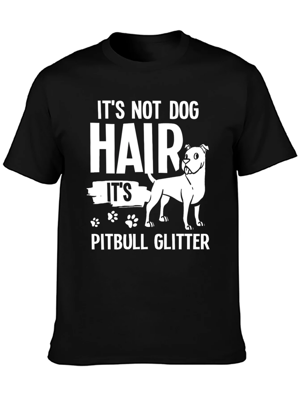 Pitbull Glitter Graphic T-Shirt - Dog Lover Tee product image 2