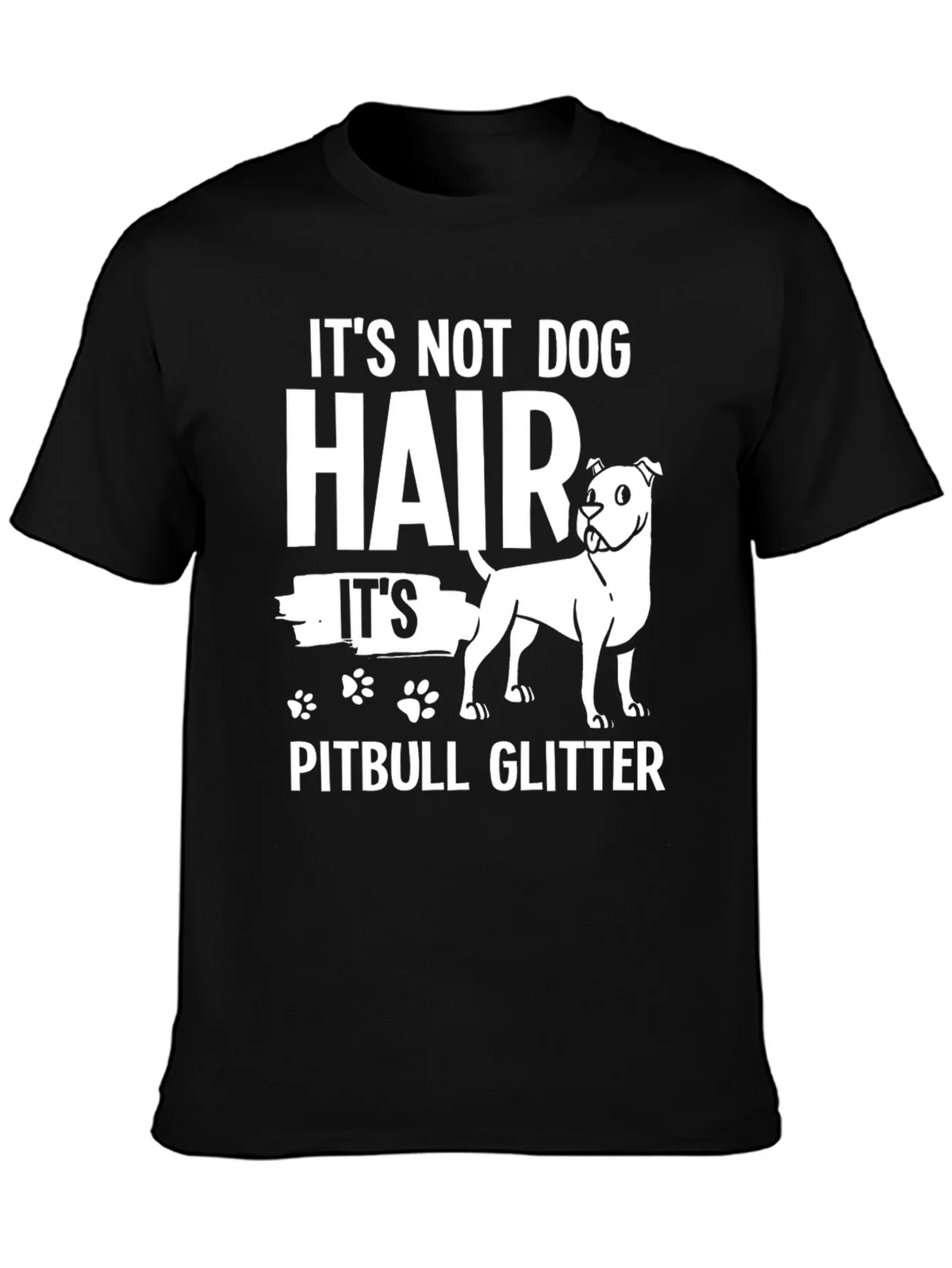 Pitbull Glitter Graphic T-Shirt - Dog Lover Tee product image 2