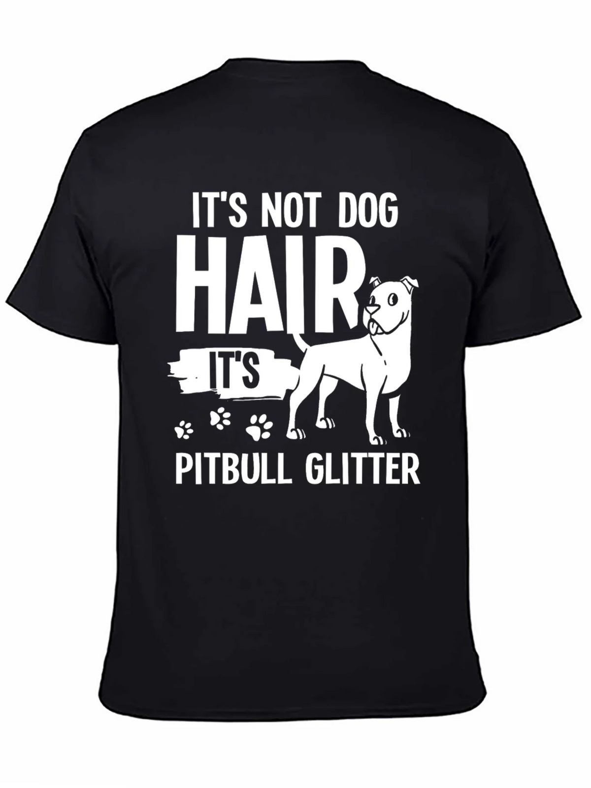 Pitbull Glitter Graphic T-Shirt - Dog Lover Tee product image 3