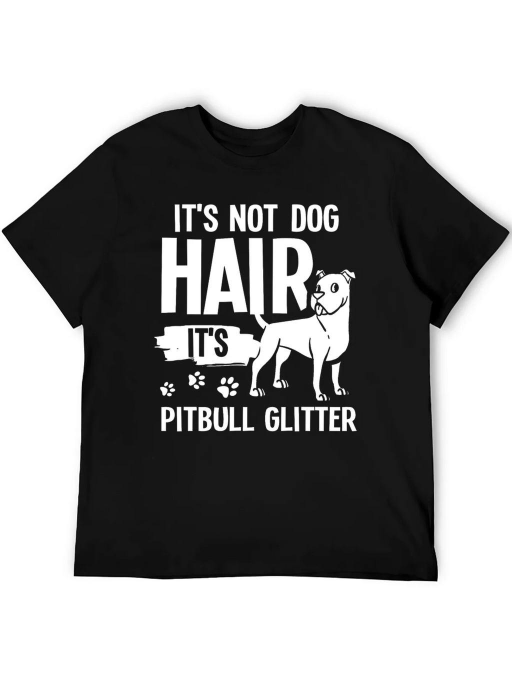 Pitbull Glitter Graphic T-Shirt - Dog Lover Tee product image 4