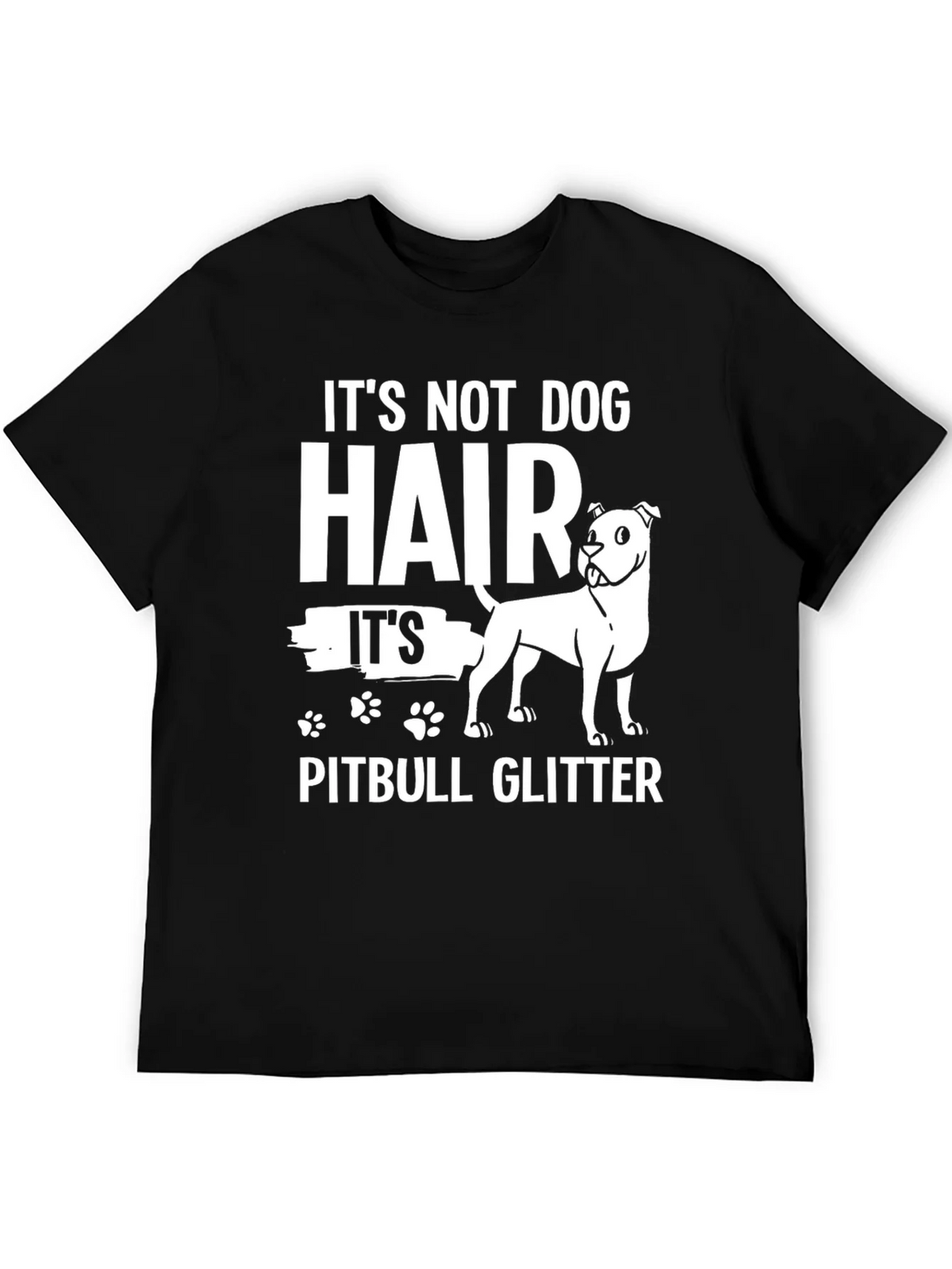 Pitbull Glitter Graphic T-Shirt - Dog Lover Tee product image 4