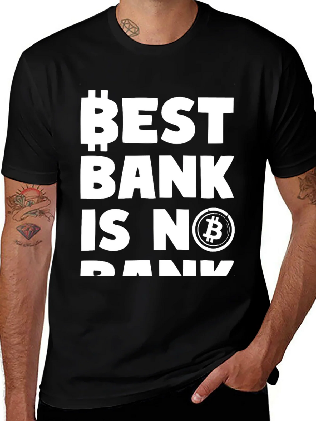 Bitcoin Best Bank T-Shirt Crypto Tee product image 1