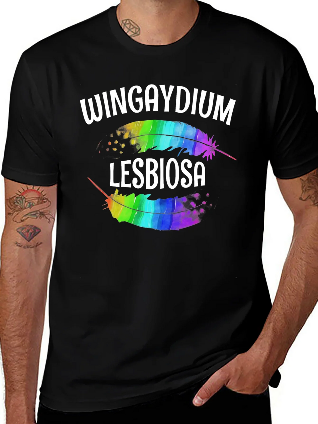 Wingaydium Lesbiosa LGBTQ+ Pride T-Shirt product image 1