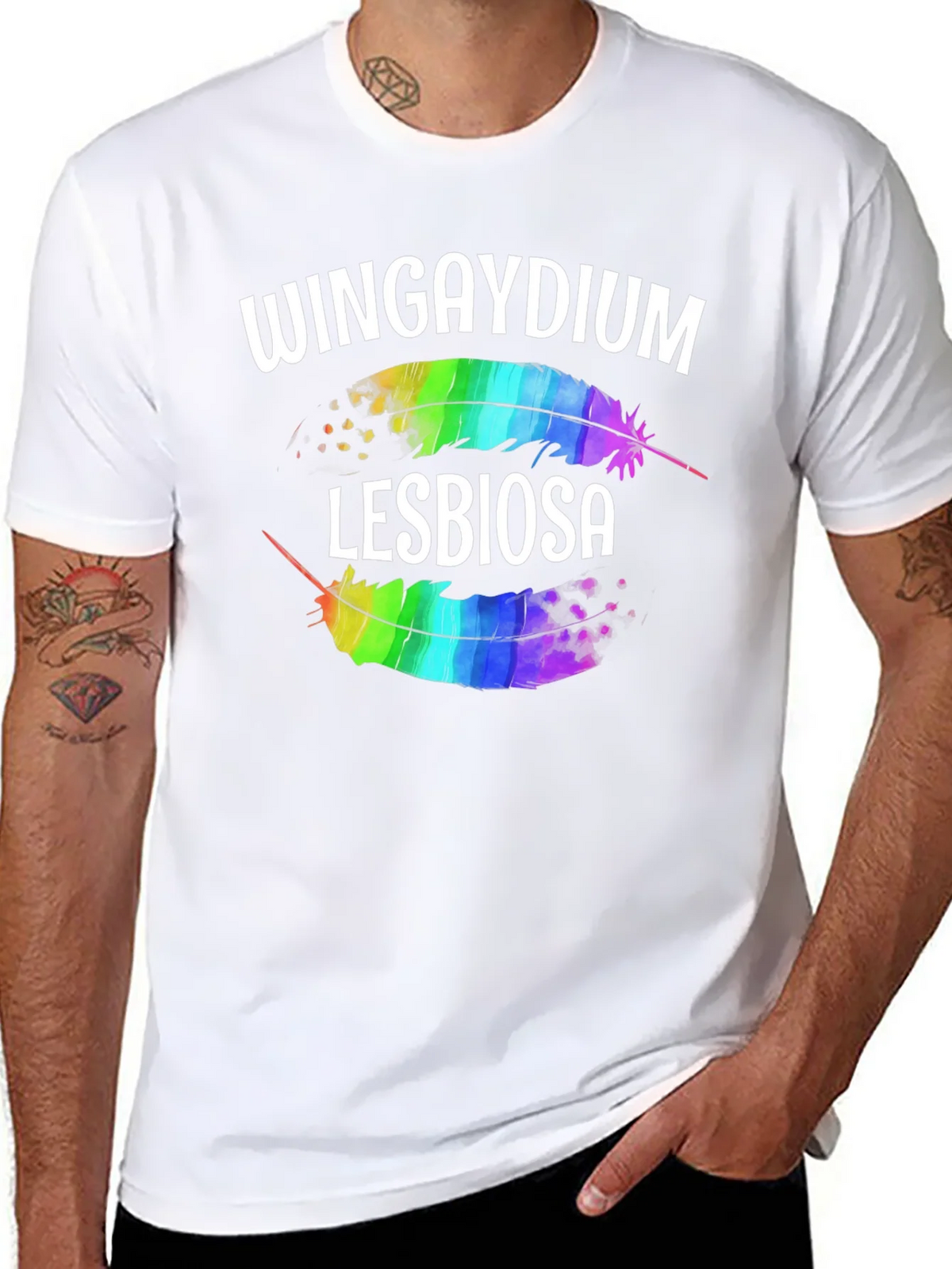 Wingaydium Lesbiosa LGBTQ+ Pride T-Shirt product image 7
