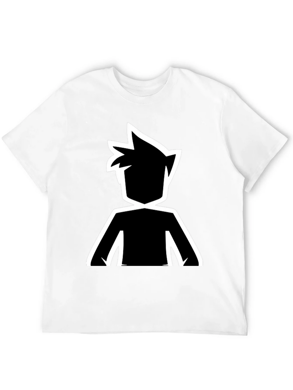 Stylized Silhouette Graphic Tee - Black product image 10