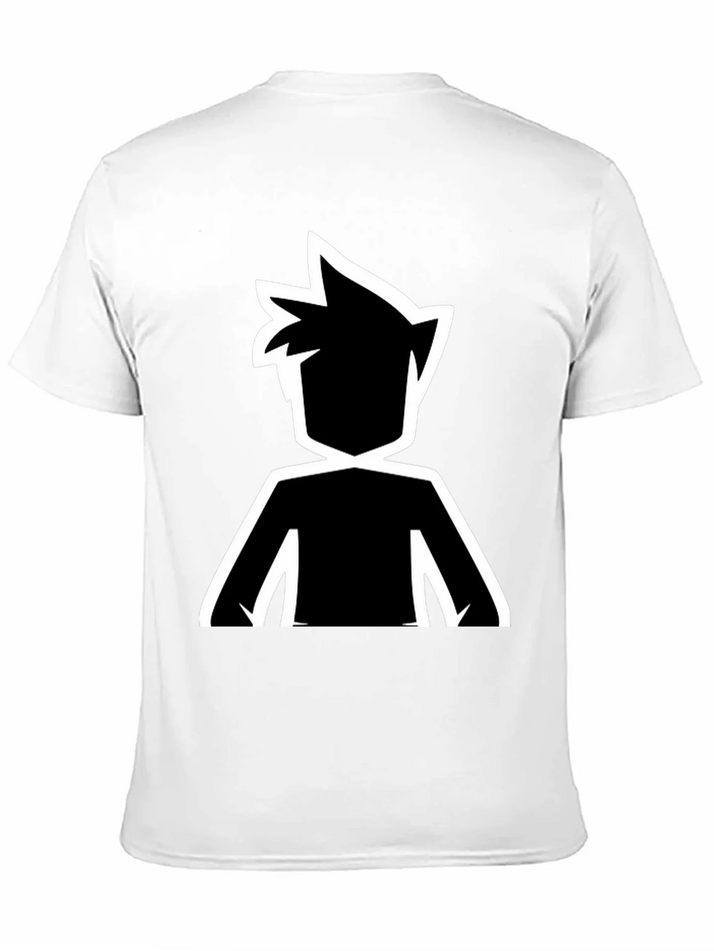 Stylized Silhouette Graphic Tee - Black product image 9