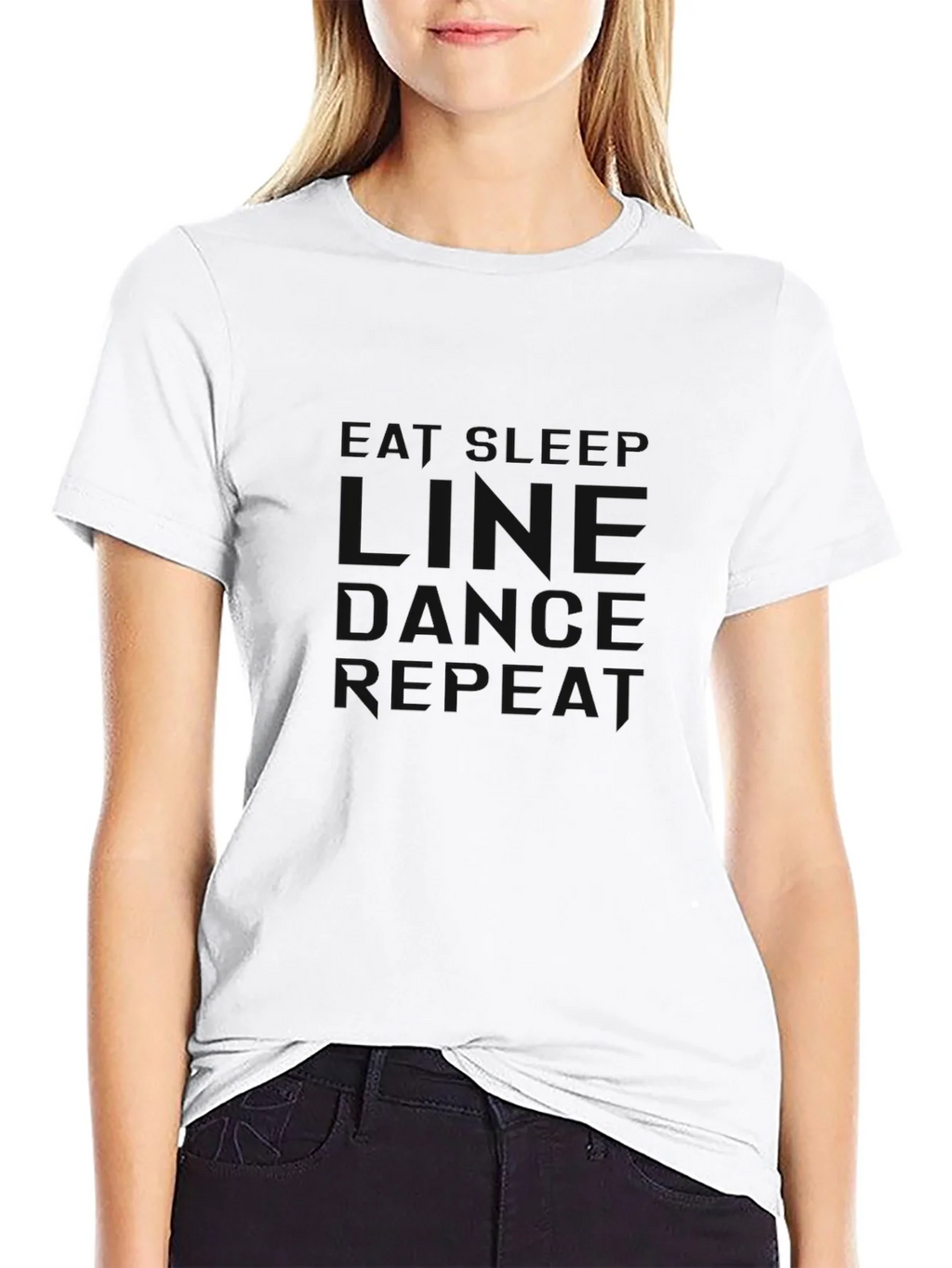 Eat Sleep Hike Repeat Black T-Shirt product image 4