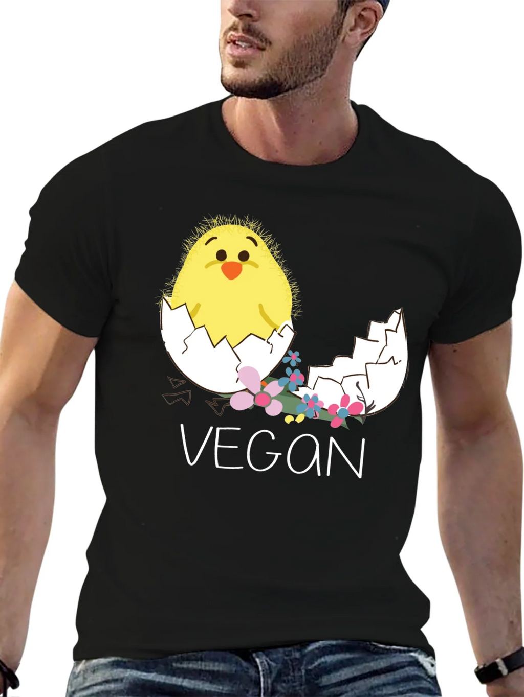 Vegan Chick in Egg T-Shirt product image 6