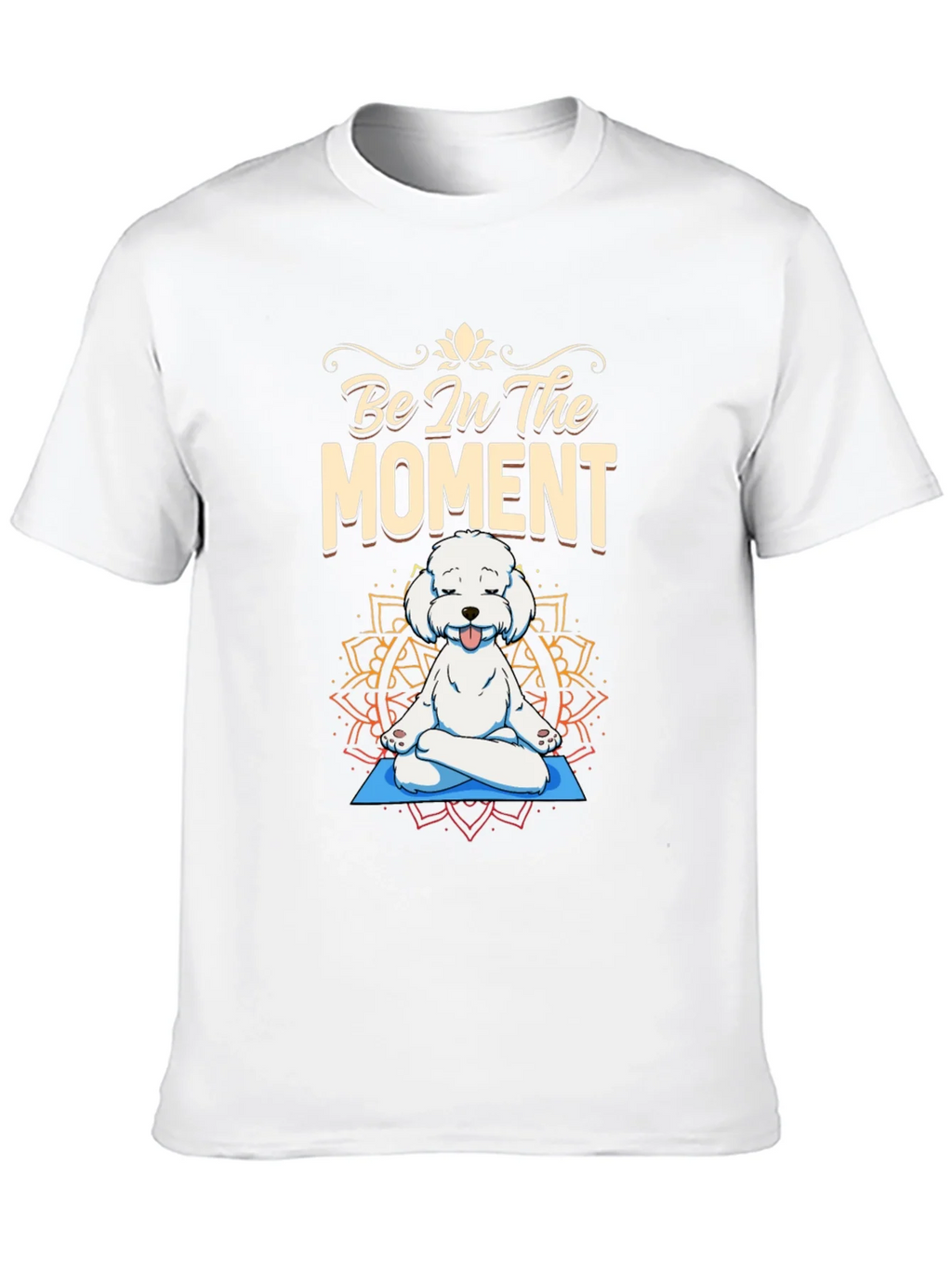 Zen Dog T-Shirt - Be In The Moment Yoga Tee product image 9