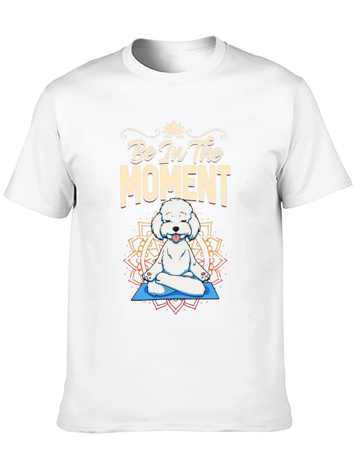 Zen Dog T-Shirt - Be In The Moment Yoga Tee product image 9