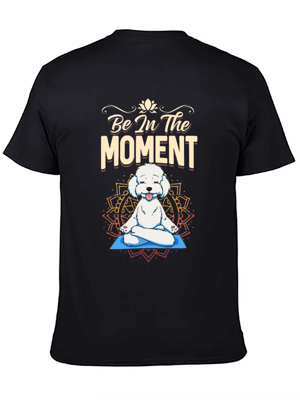 Zen Dog T-Shirt - Be In The Moment Yoga Tee product image 4