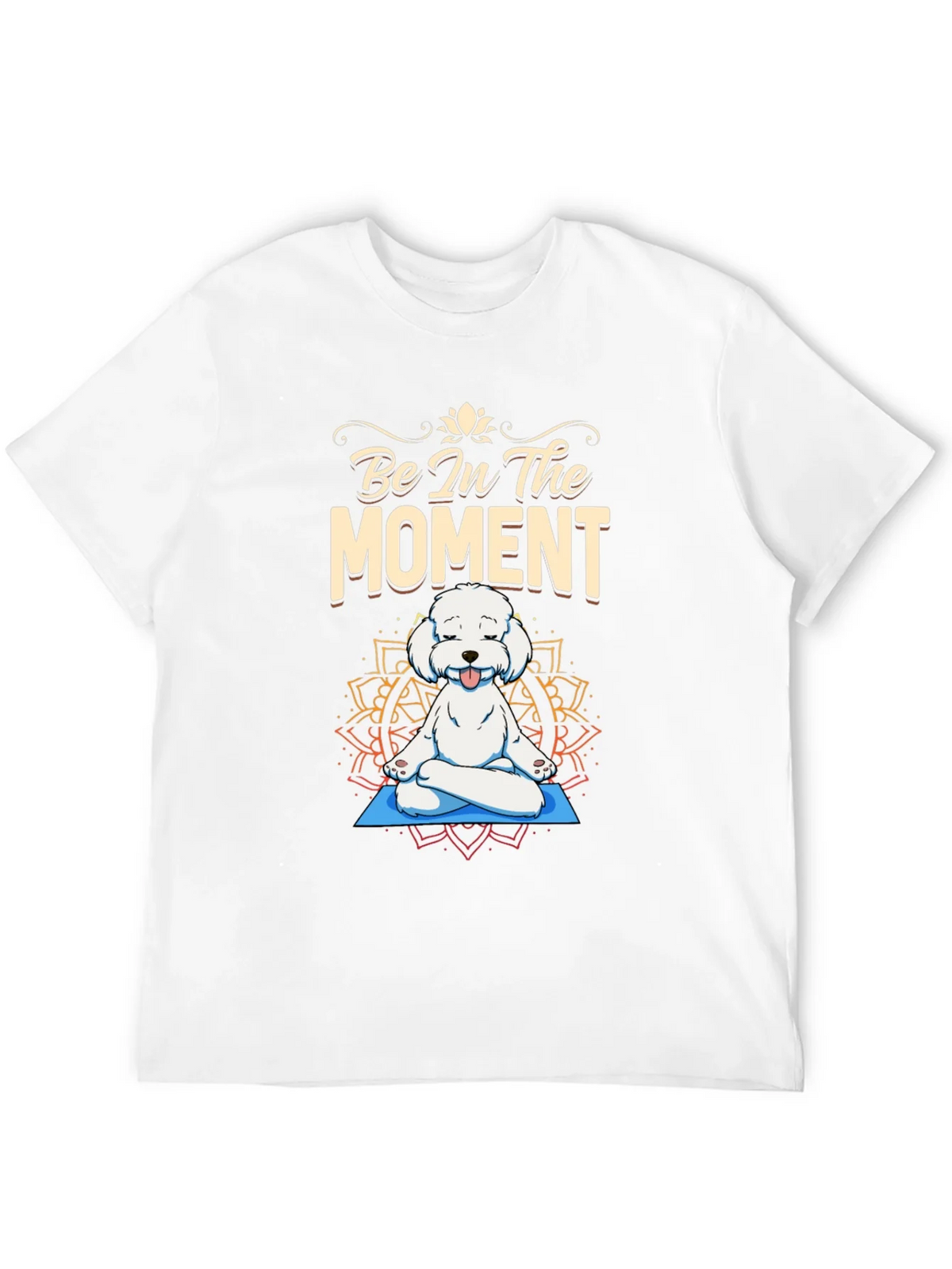 Zen Dog T-Shirt - Be In The Moment Yoga Tee product image 11