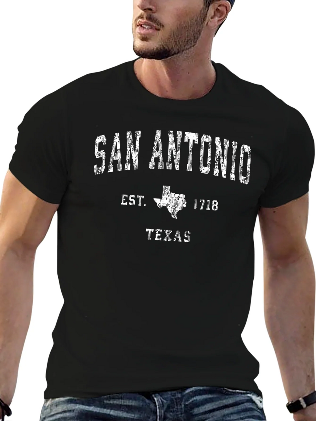 San Antonio Texas Est. 1718 Graphic T-Shirt product image 6