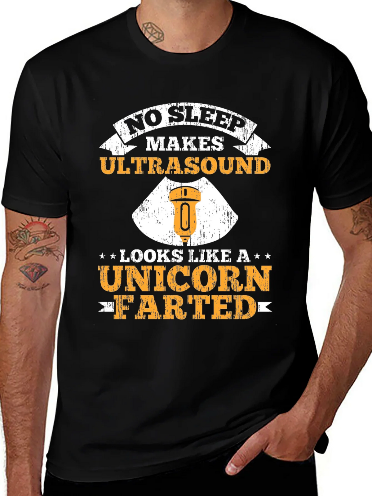 Funny Ultrasound Tech T-Shirt - Unicorn Fart product image 1