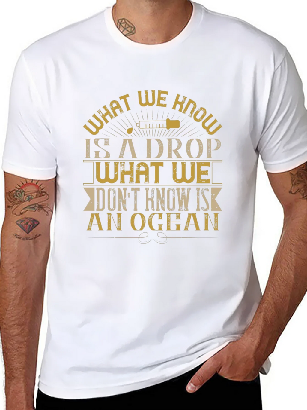 Knowledge Drop Ocean T-Shirt product image 2
