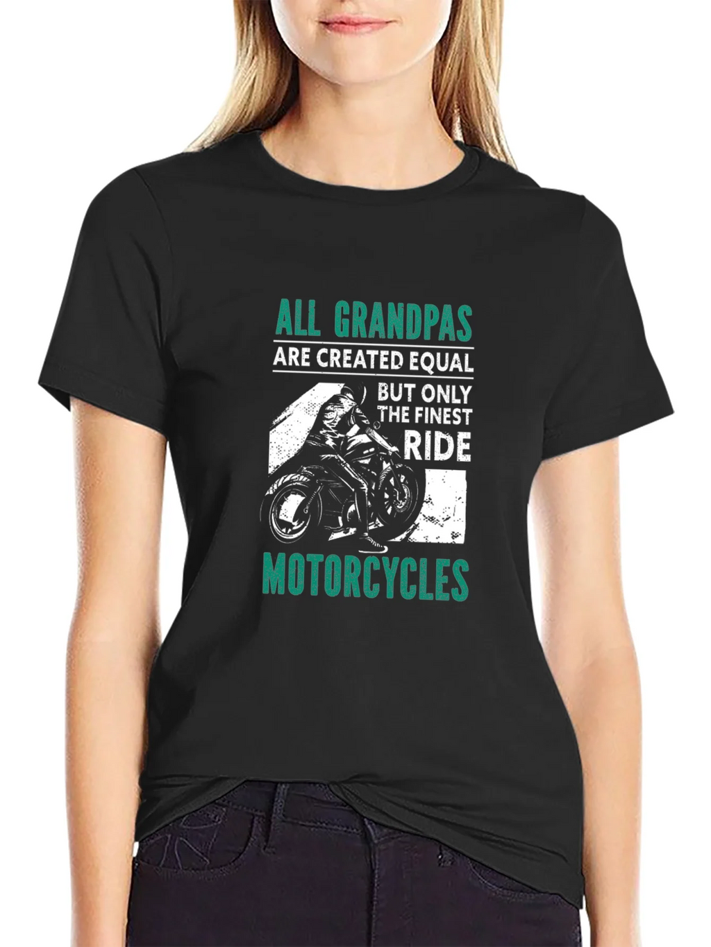 All Grandpas Ride Motorcycles Graphic Tee product image 2