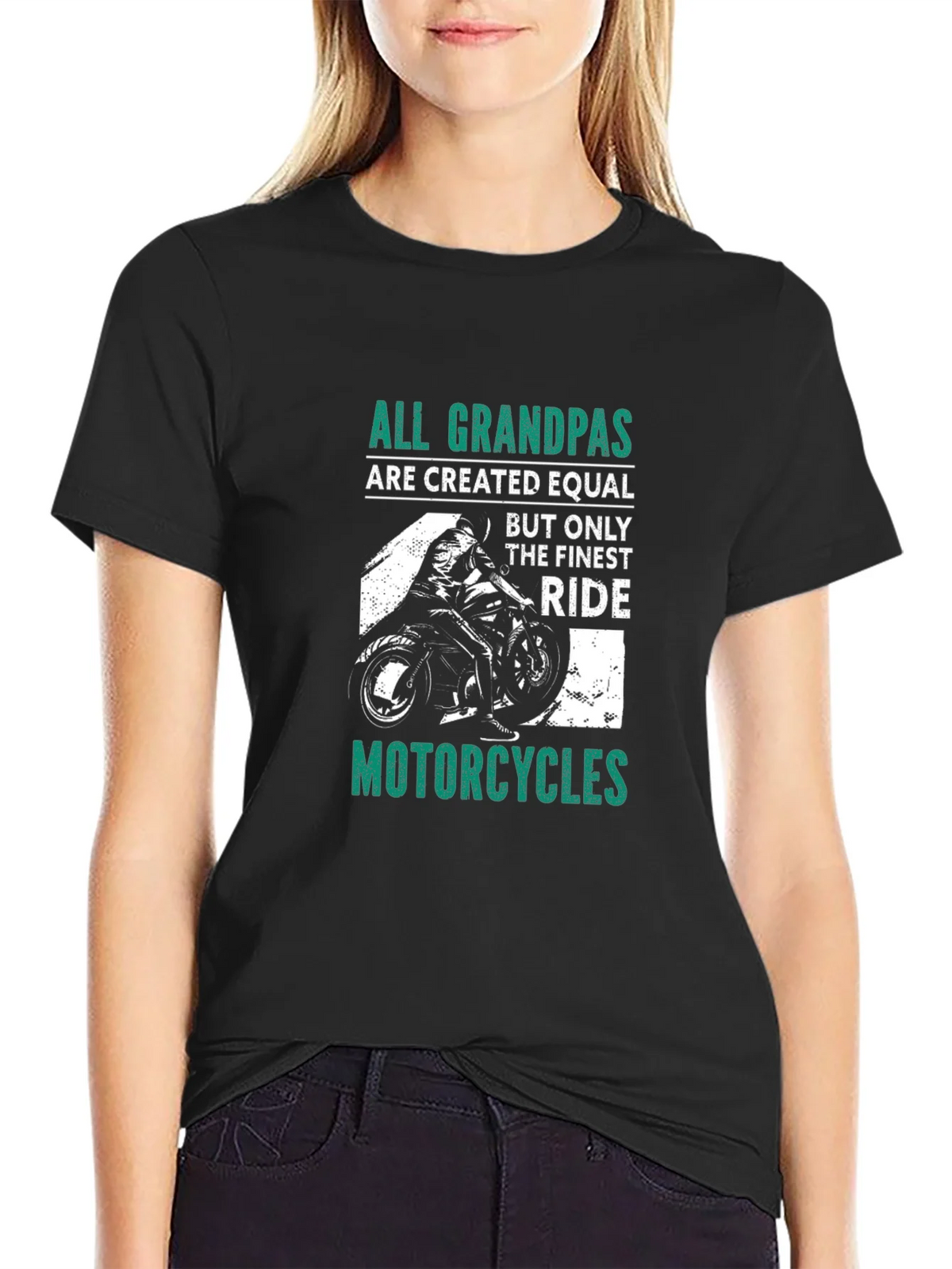 All Grandpas Ride Motorcycles Graphic Tee product image 2