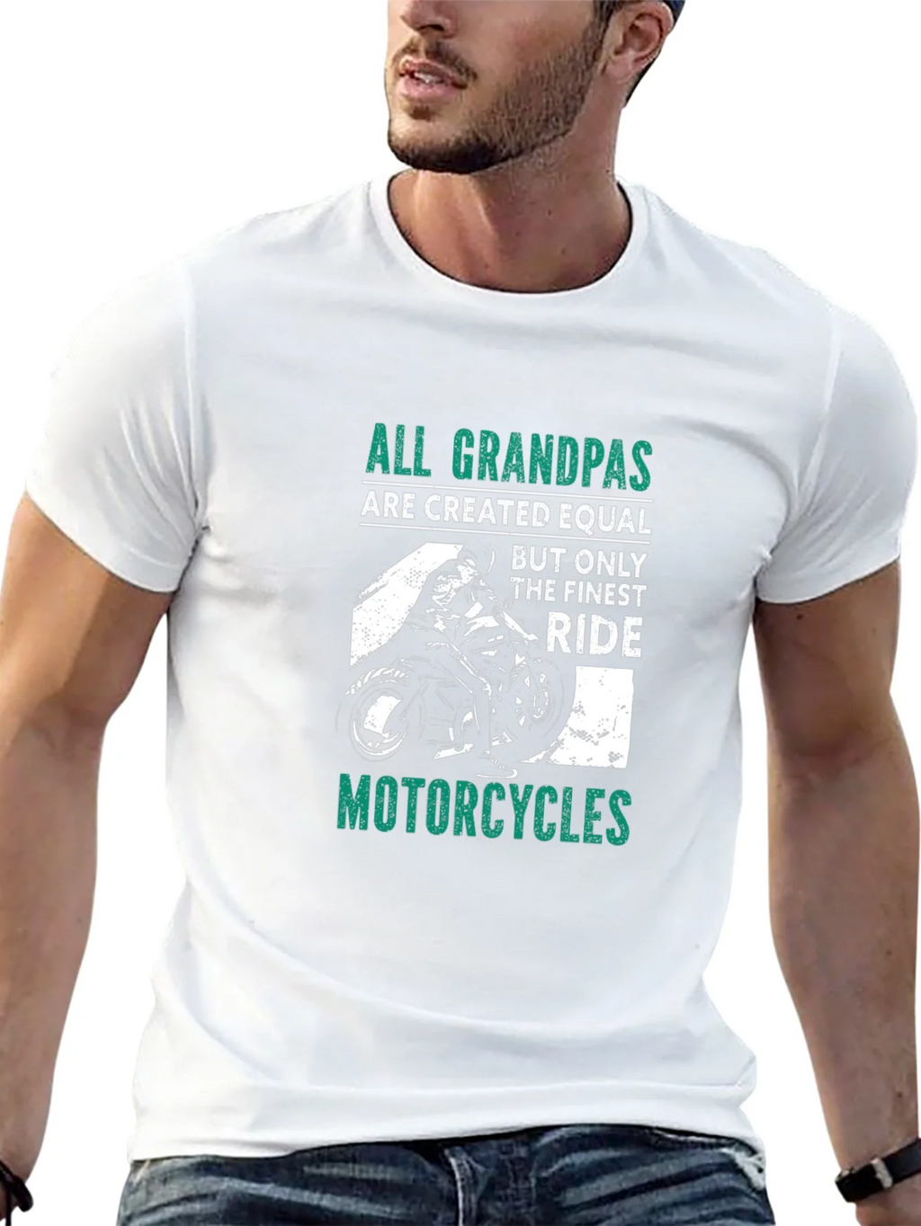 All Grandpas Ride Motorcycles Graphic Tee product image 12