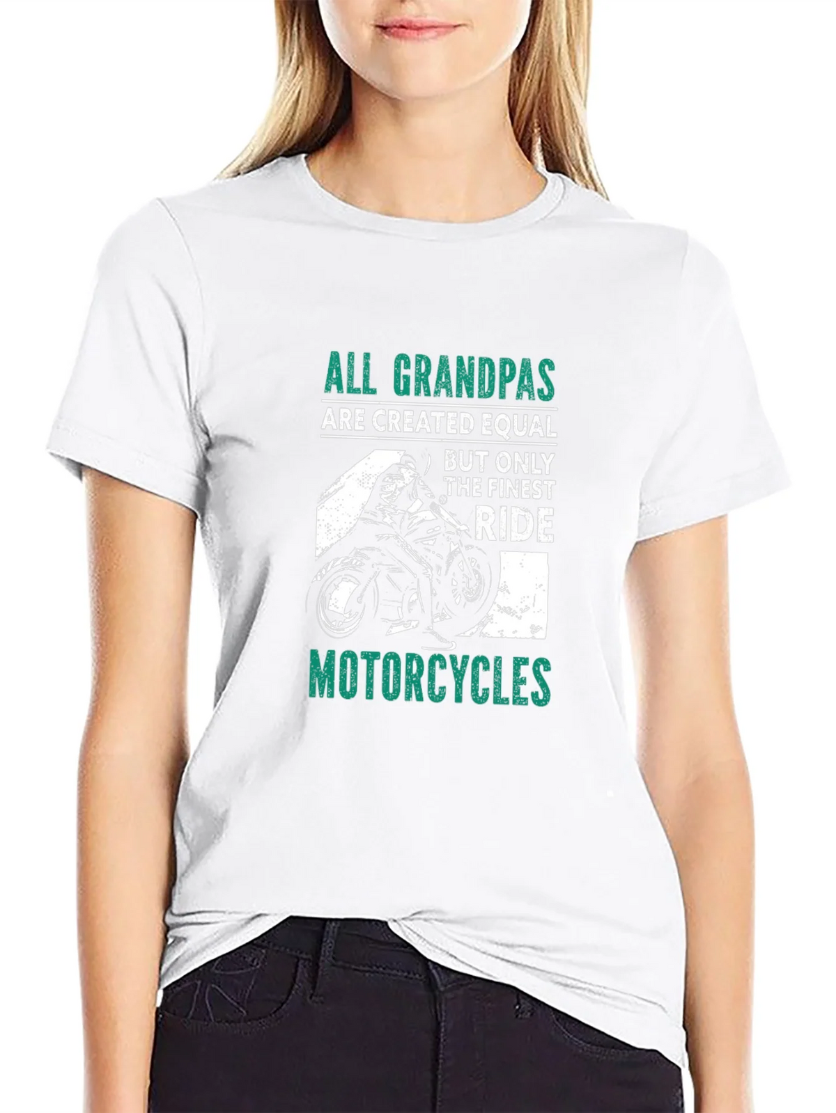 All Grandpas Ride Motorcycles Graphic Tee product image 8