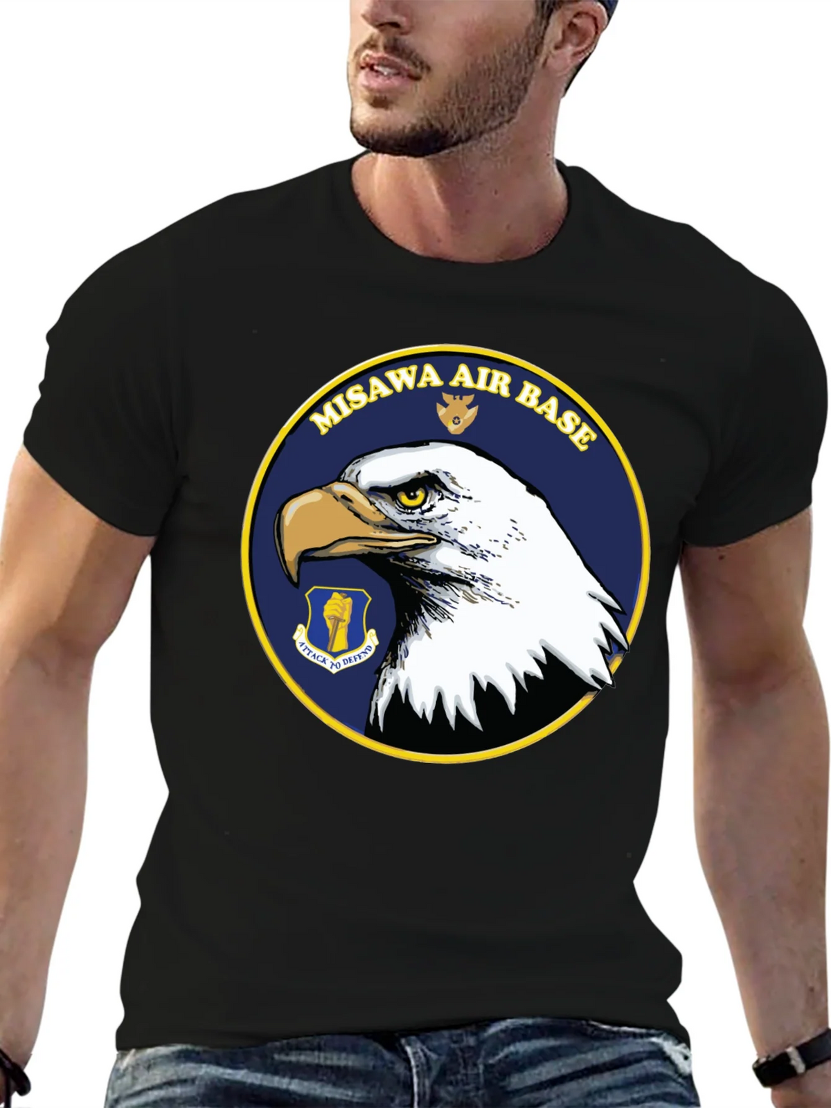 Misawa Air Base Eagle Graphic T-Shirt product image 1