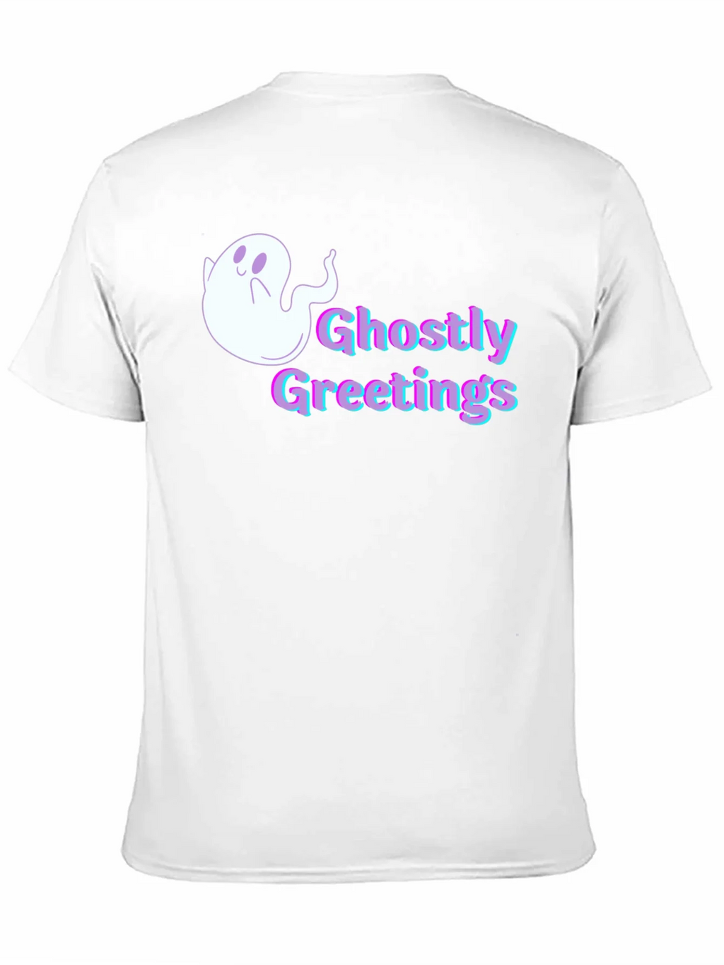 Ghostly Greetings Graphic Tee - Halloween Style product image 10
