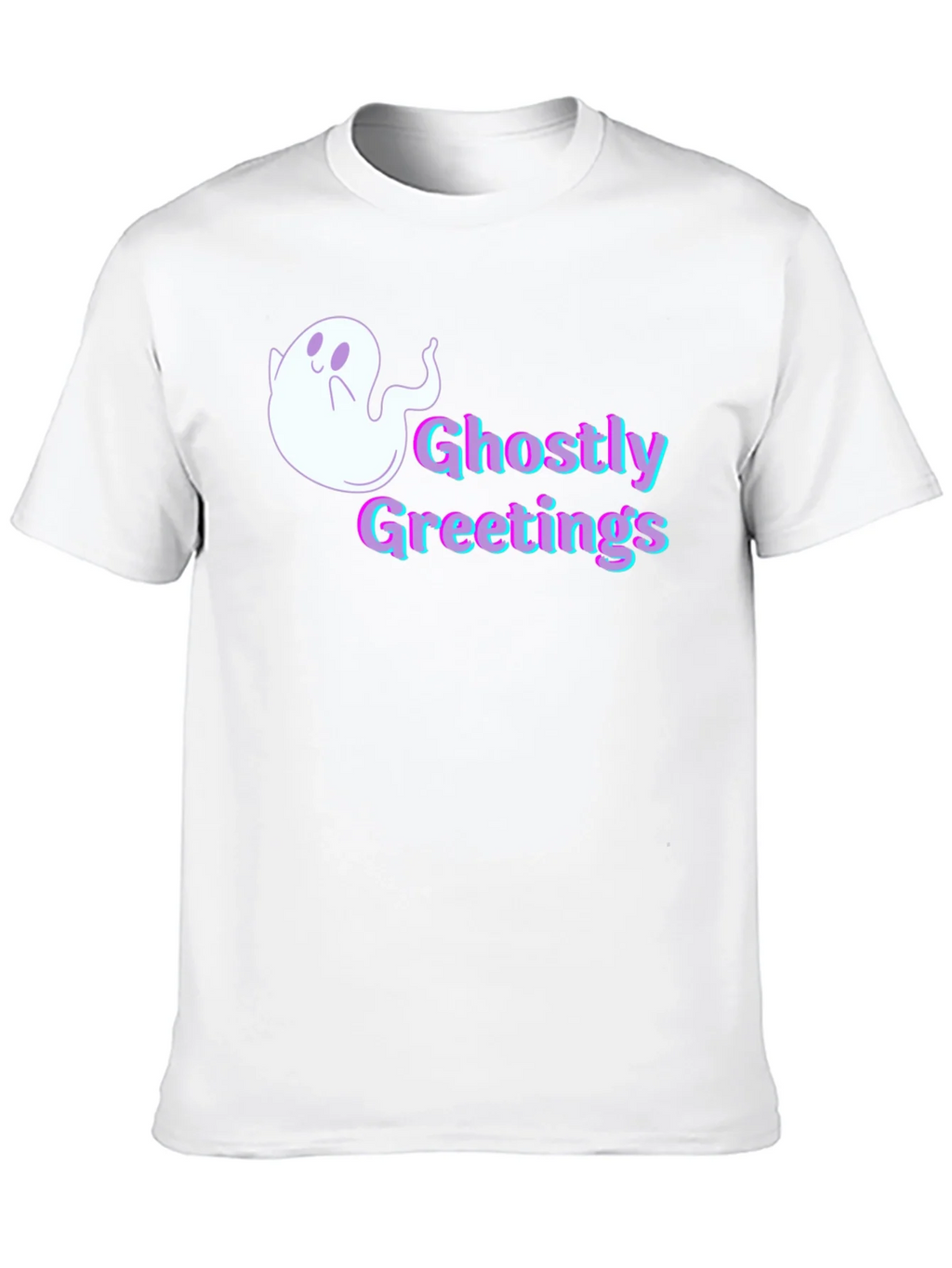 Ghostly Greetings Graphic Tee - Halloween Style product image 9