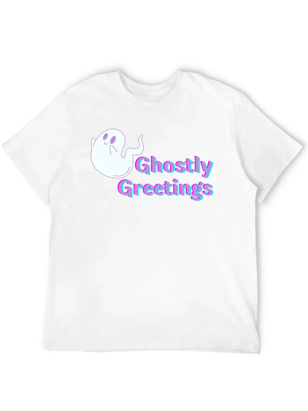 Ghostly Greetings Graphic Tee - Halloween Style product image 11